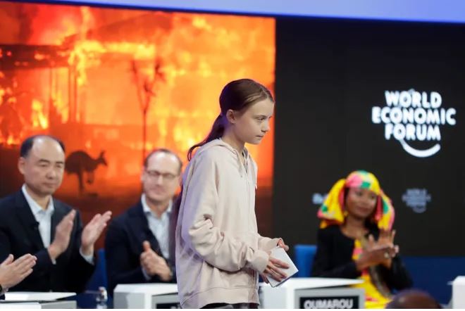 Greta Thunberg says climate demands ‘completely ignored’ at Davos