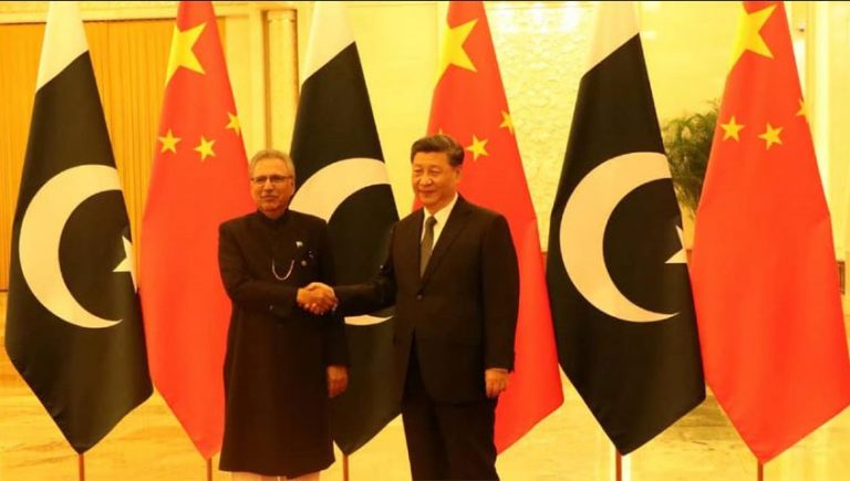 President, Chinese counterpart discuss entire gamut of Pak-China strategic relations