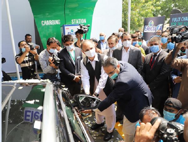 PSO installs its first Electric Vehicle Charging Facility in Islamabad