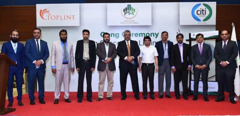 PSX Holds Gong Ceremony to Mark Listing of Citi Pharma Limited