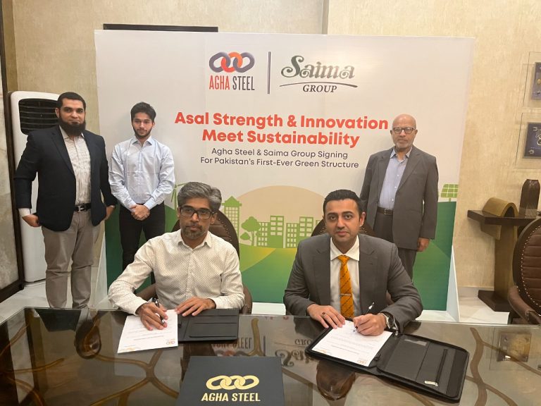 Agha Steel, Saima Group join hands to launch Pakistan’s first green housing project