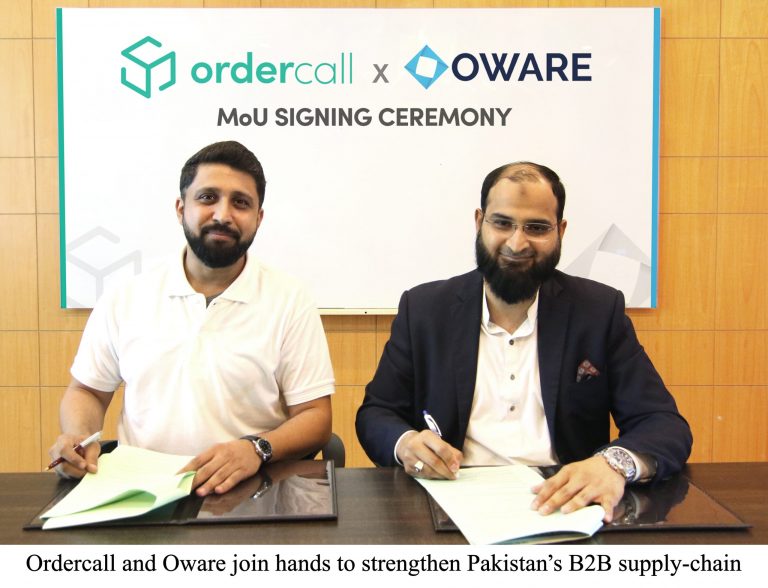 Ordercall, Oware join hands to strengthen Pakistan’s B2B supply-chain