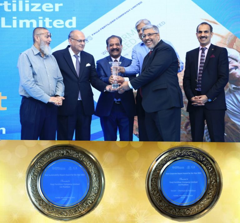 FFC wins best corporate and sustainability report award for 2021