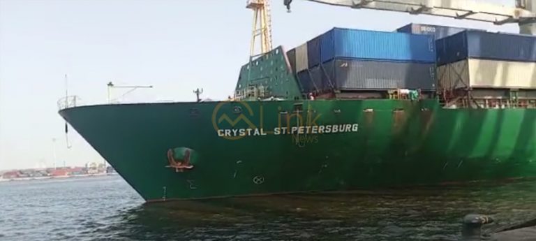 Russian vessel ‘Crystal St Petersburg’ docks in Karachi