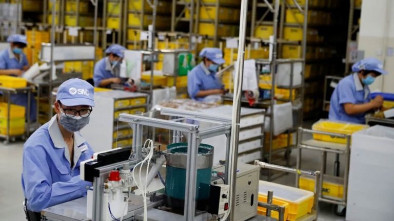 China’s factory activity shrinks in July amid weak demand