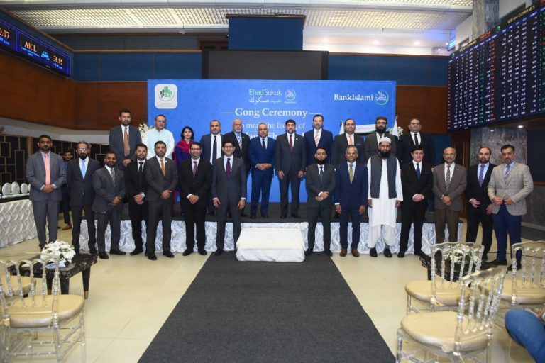 PSX hosts gong ceremony for BankIslami’s Ehad Sukuk II listing